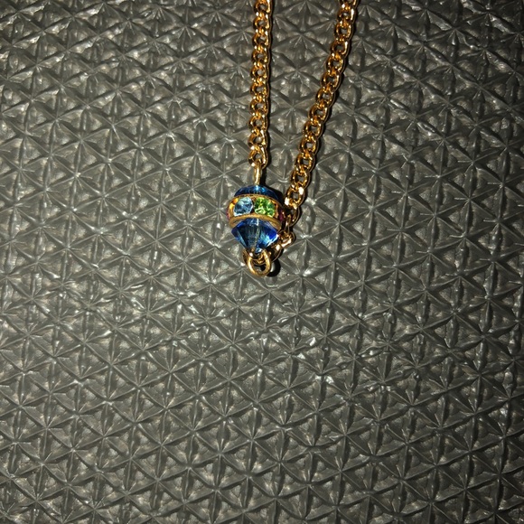 long beaded gold chain necklace - Picture 4 of 5